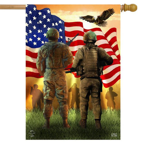 American Soldiers Flag - 28 x 40 in