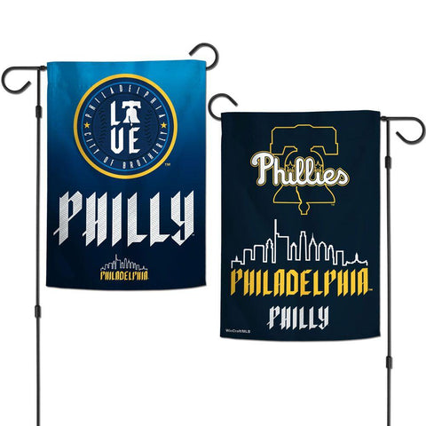 Phillies - 12.5 x 18 in Garden Flag - double-sided - City Connect - arrives approx 5/20