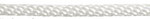 Halyard - White Solid Braid Polyester - 3/8 inch