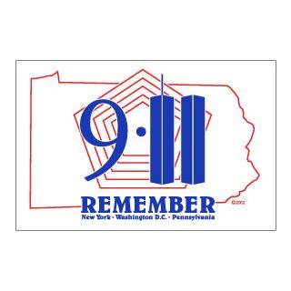 9-11 Remember - Nylon 3x5 ft (white)