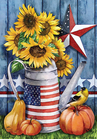 Americana Autumn Flag - 12.5 x 18 in
