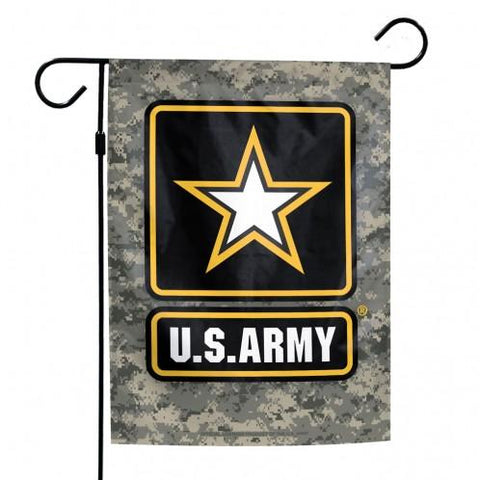 Army Camo Garden Flag - Poly - 12 x 18 in