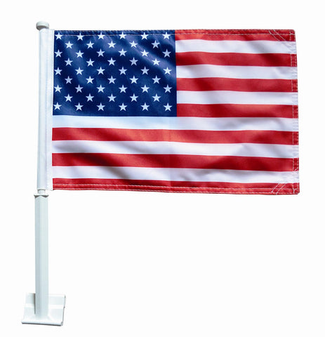Car Flag - US 11.5X14in poly
