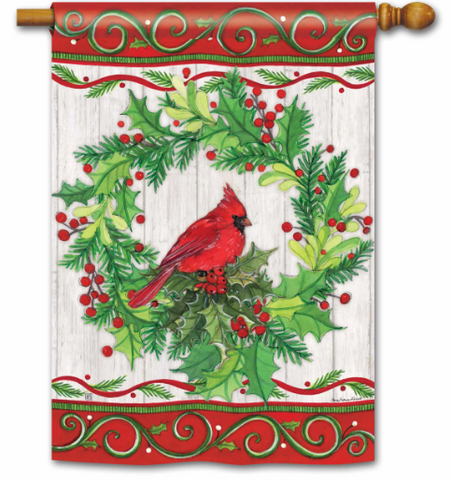 Cardinal Joy BreezeArt® Flag - 28 x 40 in