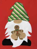 Christmas Gnome Flag with Gingerbread - 12 x 18 in (choose color)