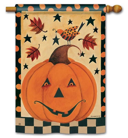 Country Pumpkin BreezeArt® Flag - 28 x 40 in