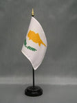 Cyprus Stick Flag - 4 x 6 in (bases sold separately)