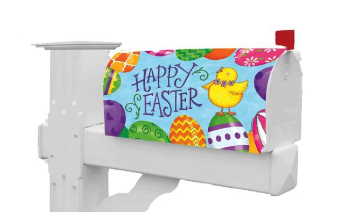 Easter Eggs - Mailbox Cover