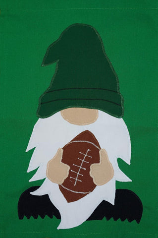 Football Gnome Flag - 12 x 18 in