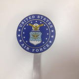 Grave Marker - Branches of Military - Aluminum with Vinyl