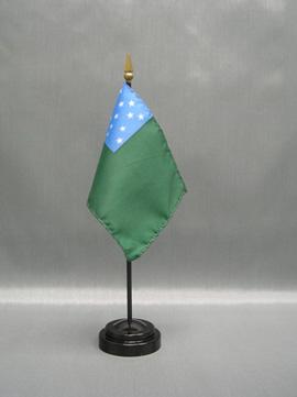 Green Mountain Boys Stick Flag - 4 x 6 in (bases sold separately)