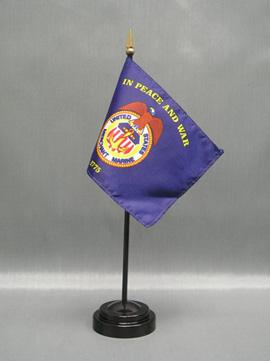 Merchant Marines Stick Flag - 4 x 6 in