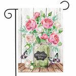 Mother's Day Roses Flag - 12.5 x 18 in