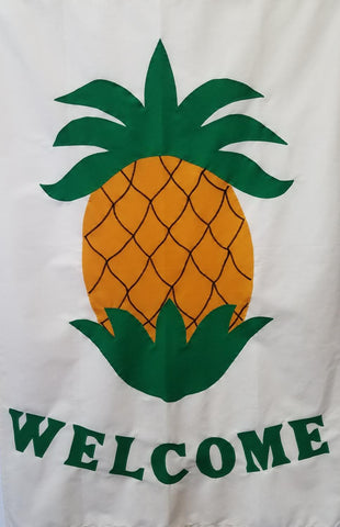 Pineapple Welcome Bottom Flag