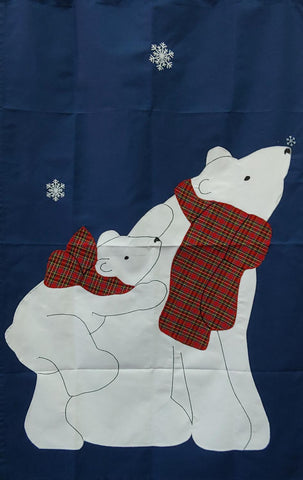 Polar Bears Flag on Navy - 3 x 4.5 ft