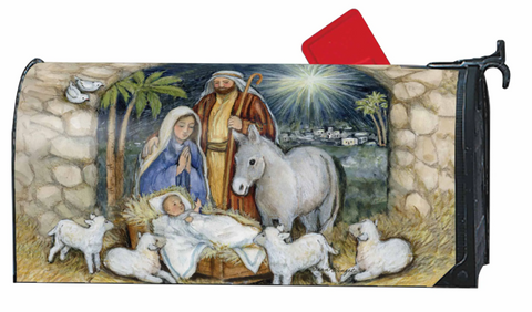 Silent Night MailWraps® Mailbox Cover