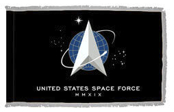 Space Force Indoor Fringed Flag - 3x5