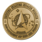 Space Force Medallion - Brass