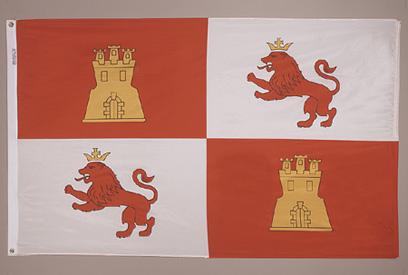 Spain Lions & Castles Flag - Nylon with Grommets - 3 x 5 ft