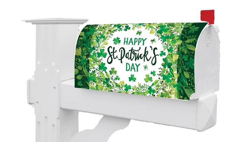 St Pat's Wreath - Mailbox Cover