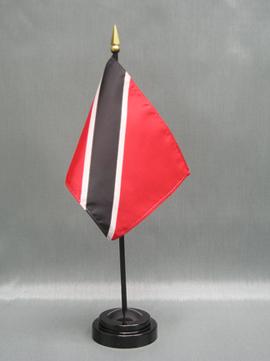 Trinidad & Tobago Stick Flag - 4 x 6 in (bases sold separately)