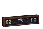 Flag Case - Medal Display Case - Cherry finish - 26" x 6" x 4.5"