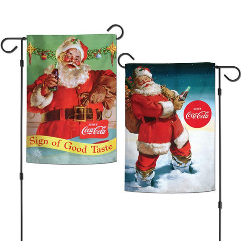 Coca-Cola Santa Flag - 12.5 x 18 in Double-sided