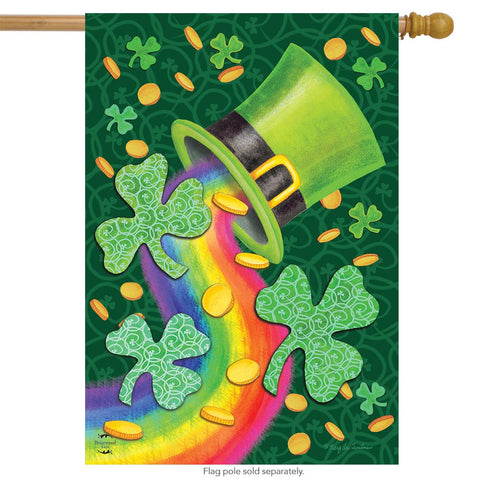 St Patrick's Luck House Flag - 28 x 40 in