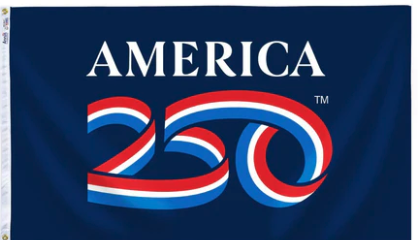 America 250 Anniversary - Nylon (blue) - 2 x 3 ft