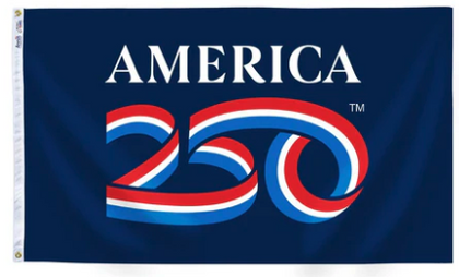 America 250 Anniversary - Nylon (blue) - 3 x 5 ft