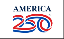 America 250 Anniversary - poly cotton - 3 x 5 ft