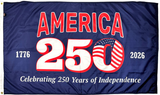 America 250 Anniversary - Nylon - 3 x 5 ft