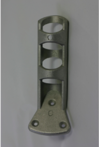 45º Angled Bracket - Heavy Duty Aluminum - 1 inch diameter