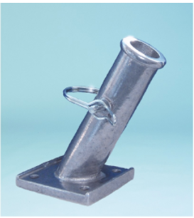 45º Angled Bracket - Heavy Duty Aluminum - 1 inch diameter – The Flag ...