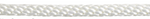 Halyard - White Solid Braid Polyester - 1/4 inch