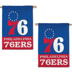 76ers - 28 x 40 in Vertical Banner Flag - appliqued - double-sided