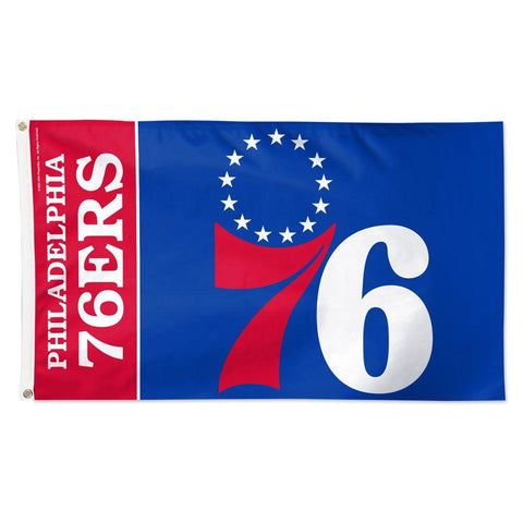 Philadelphia 76ers - 3 x 5 ft Flag - Poly Deluxe TEAM BLOCK