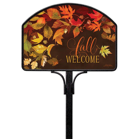 Abundant Leaves YardDesign® - 14 x 10 in