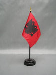 Albania Stick Flag - 4 x 6 in