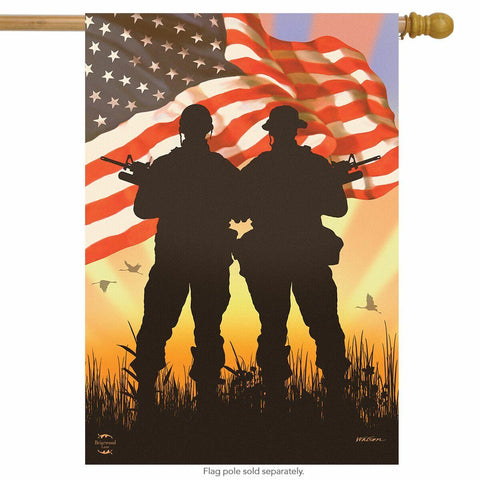 American Heroes Flag - 28 x 40in