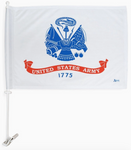 Army Car Flag - double-sided - 12 x 18 in