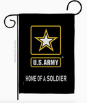 Army Star Soldier Garden Flag - 13 x 18.5 in D/S