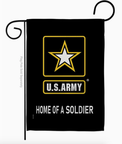 Army Star Soldier Garden Flag - 13 x 18.5 in D/S