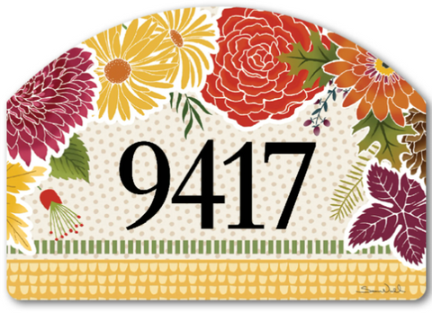 Autumn Floral YardDesign® - 14 x 10 in