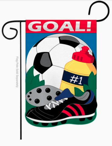Goal Sports Soccer Flag - double-sided - 13 x 18.5 in