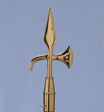 Battalion Lance - Brass - 9.5 in
