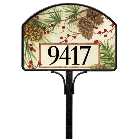 Berries and Pine YardDesign® - 14 x 10 in