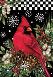 Cardinal Couple - double-sided - 28 x 40 in