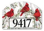 Cardinals in Birch YardDesign® - 14 x 10 in