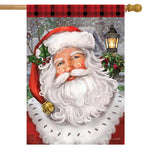 Checkered Santa Flag - 28 x 40 in D/S